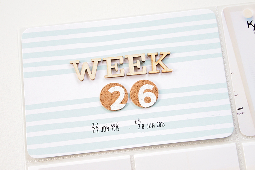 Project Life 2015 | Week 26 by Els Brigé for Becky Higgins DT
