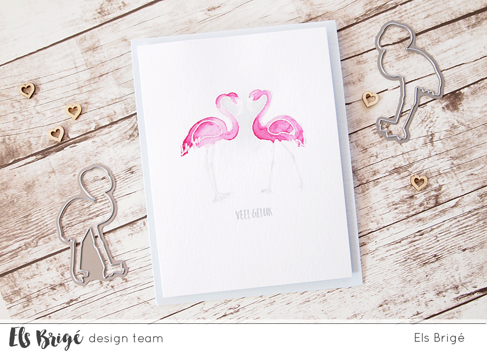 Flamingo {heart} + procesvideo voor Els Brigé design